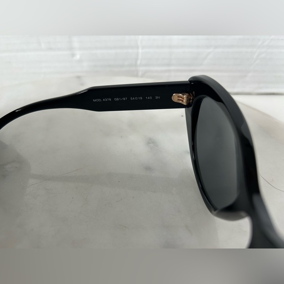 NEW VERSACE BLK CAT EYE, GOLD HARDWARE, ORIGINAL BOX, BOOKLET, MICROFIBER CLOTH - Picture 6 of 10